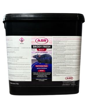 BRODY пастообразная приманка для уничтожения грызунов, 5 кг