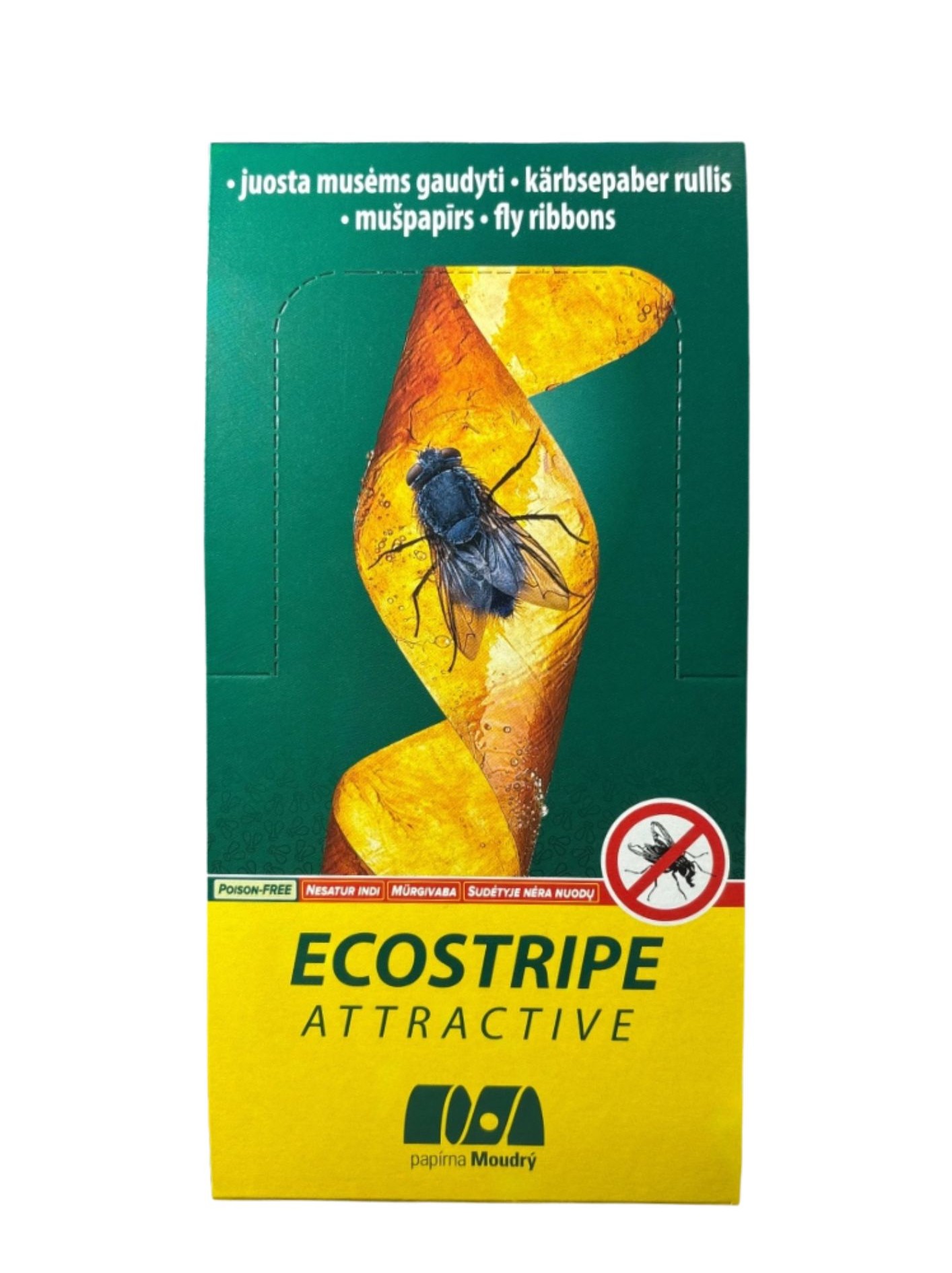 ECOSTRIPE ATTRACTIVE fly paper, 100 pc.