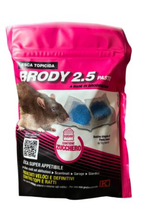 BRODY 2.5 Fresh Bait пастообразная приманка для грызунов, 150 г