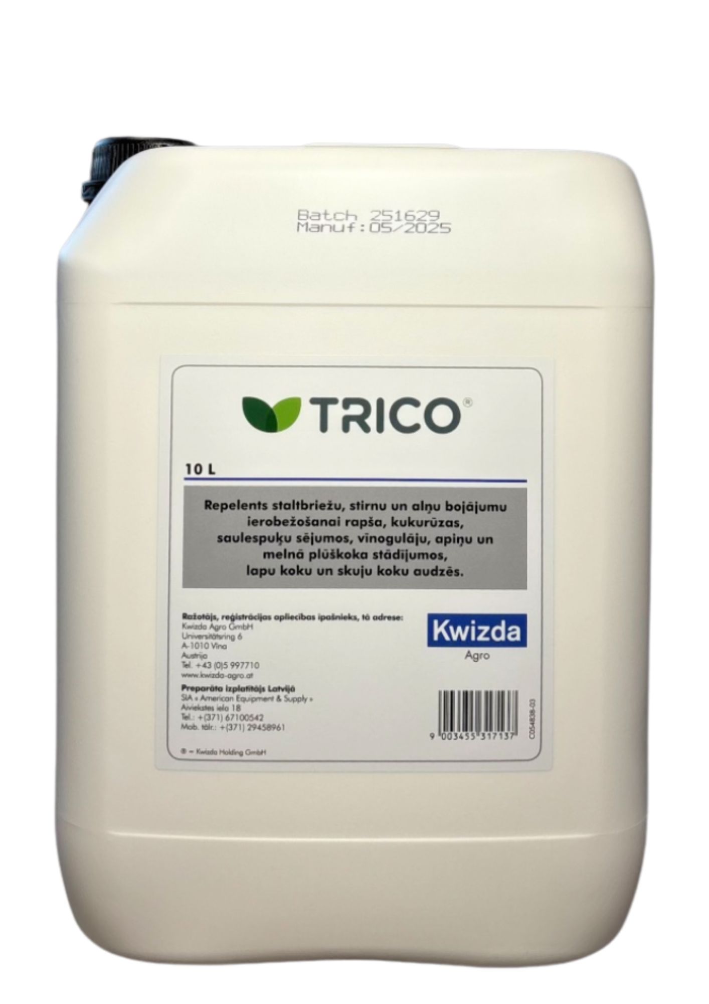TRICO ® Repellent Against Damage Caused by Wild Animals, 10 L