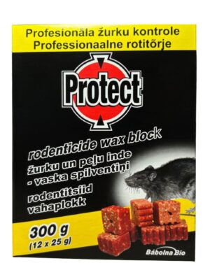 PROTECT®восковые блоки для уничтожения крыс, 300 г