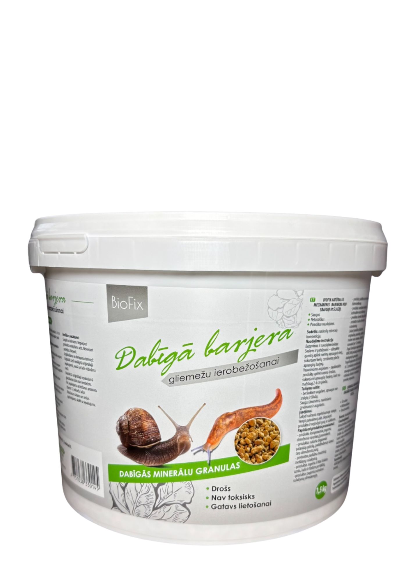 BIOFIX Натуральный барьер против слизней и улиток, 1,5 kg