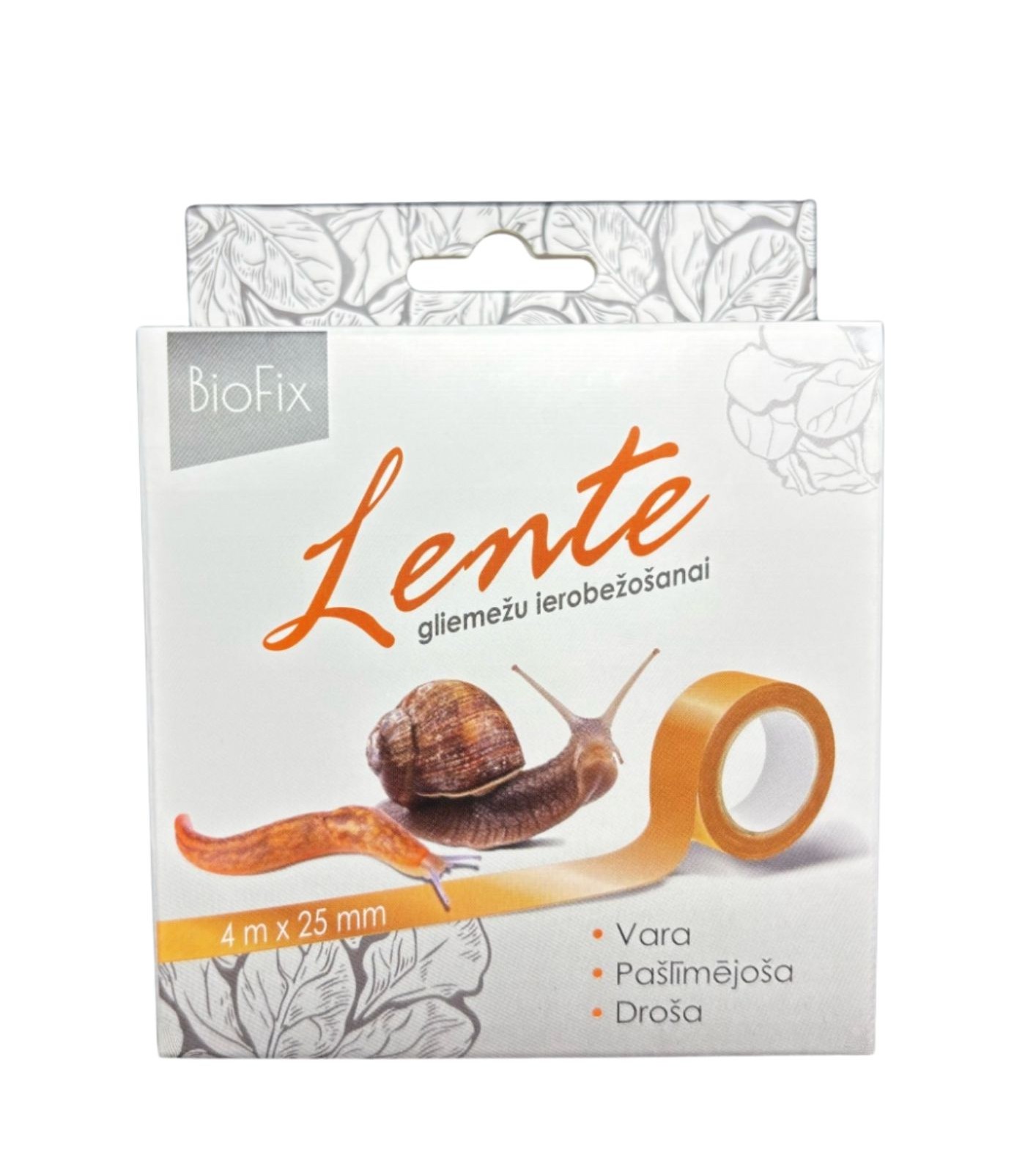 BIOFIX lente gliemežu ierobežošanai, 4 m
