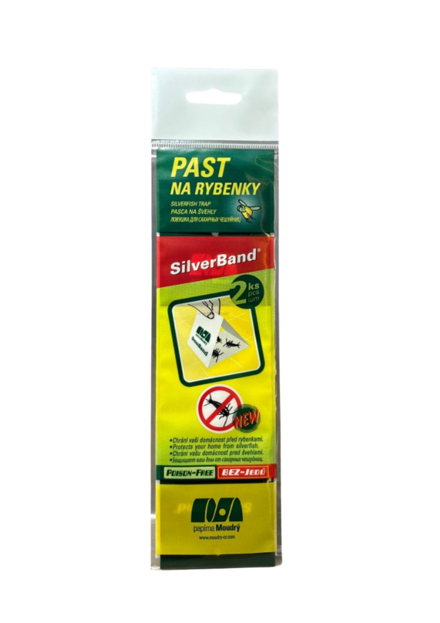 SilverBand Silverfish Glue Trap, 2 pcs.