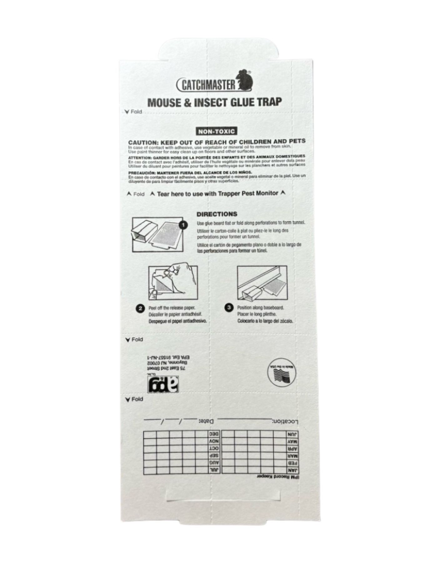 CATCHMASTER®Mouse Glue Trap, 24x10 cm