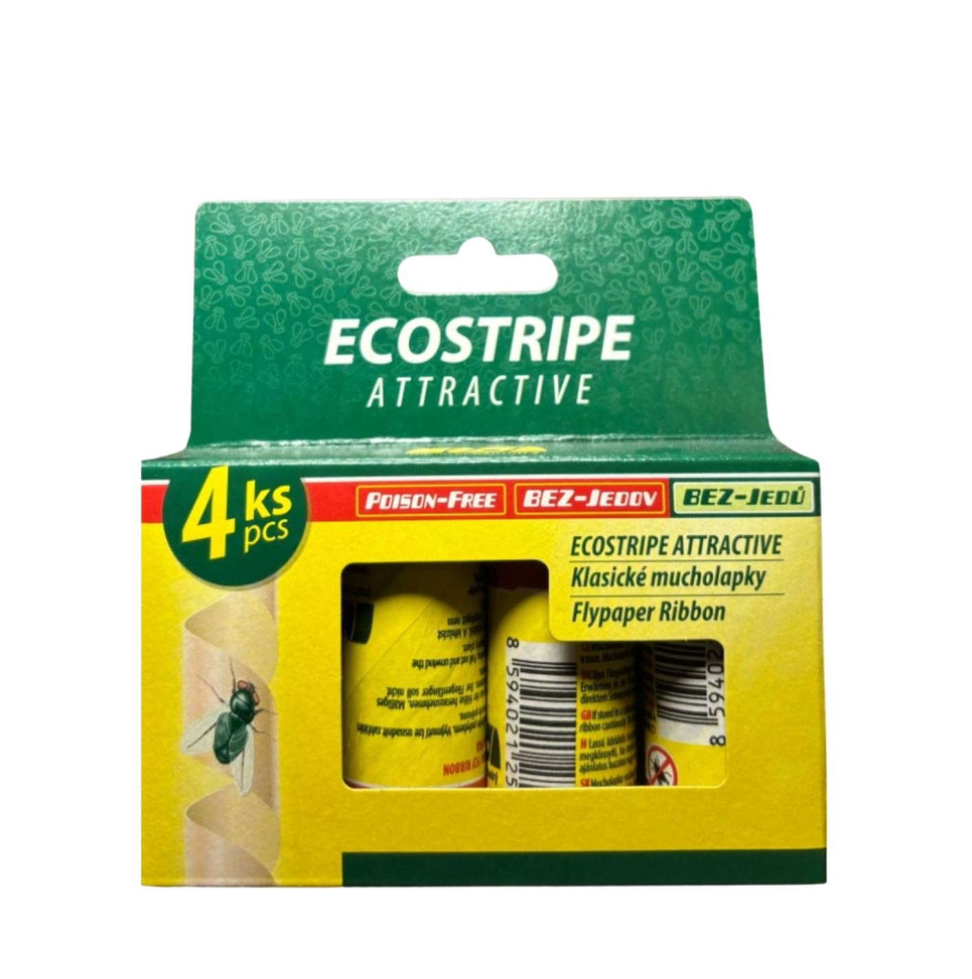 ECOSTRIPE ATTRACTIVE Липкая лента для мух, 4 шт.