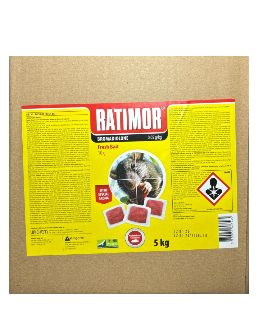 Ratimor Paste Bait Rodenticide, 5 kg