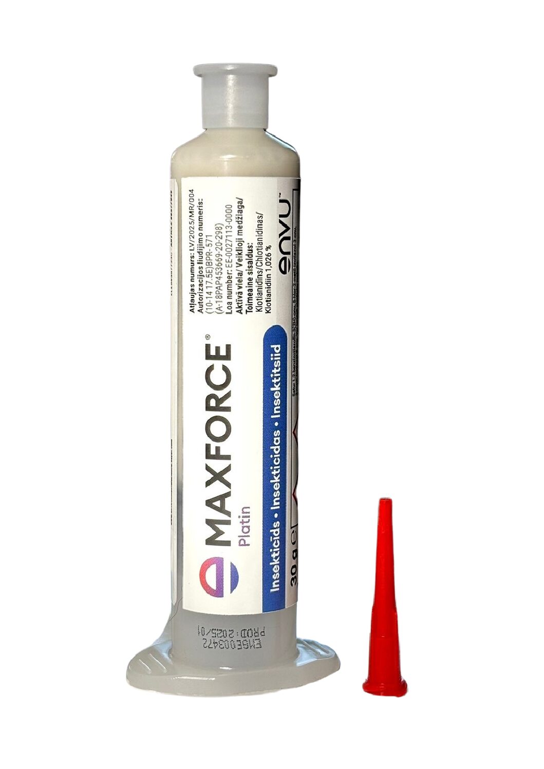 MaxForce Platin želeja prusakiem un sudrabainām zvīņenēm, 30g