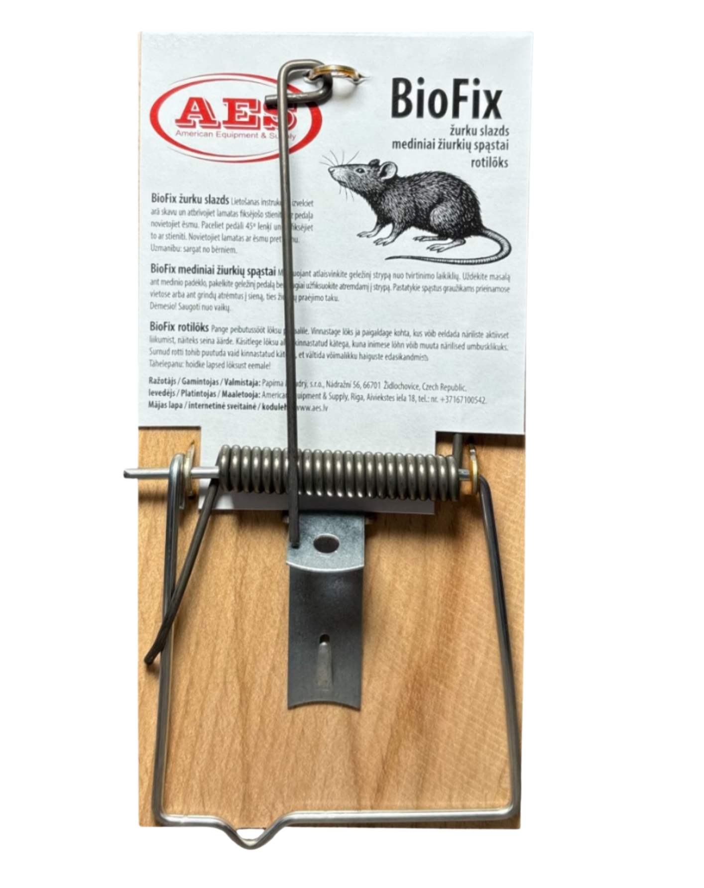 BIOFIX koka lamatas žurkām, 1 gab.